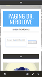 Mobile Screenshot of doctornerdlove.com