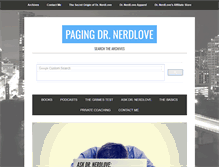 Tablet Screenshot of doctornerdlove.com